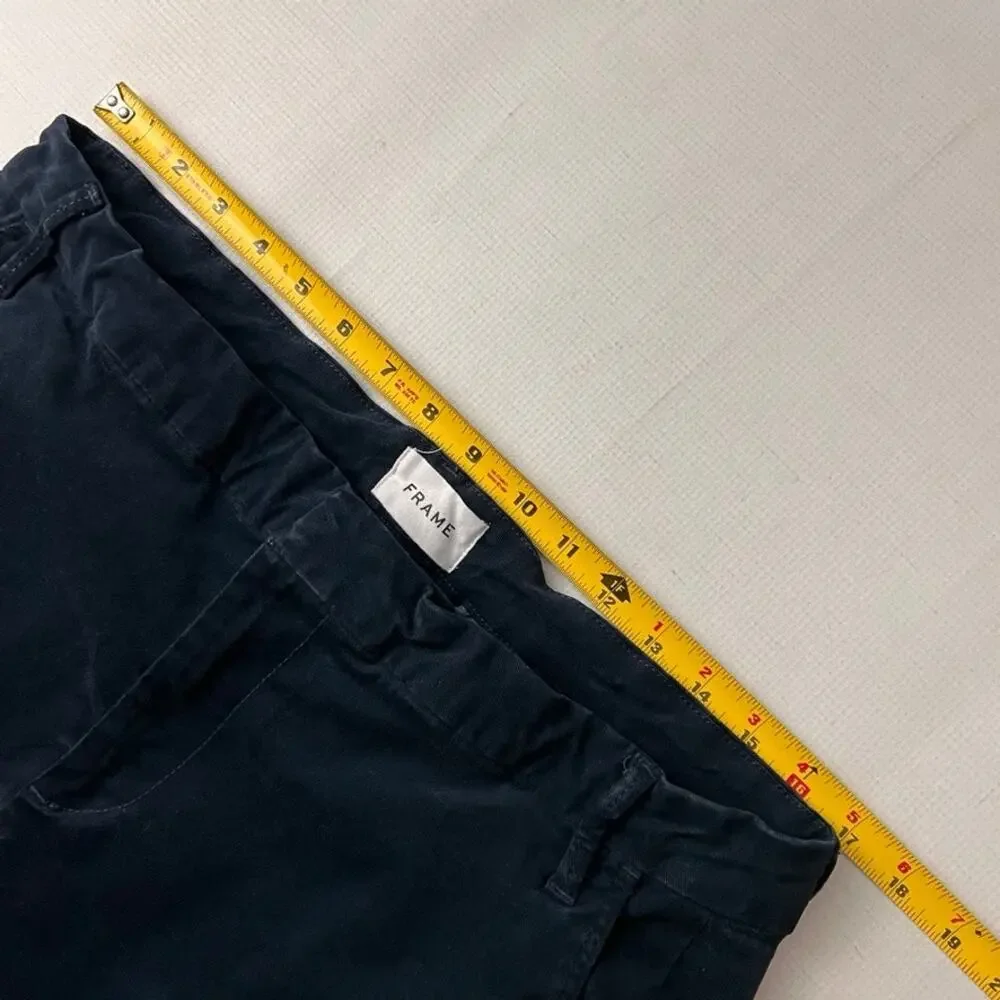 FRAME‎ L'Homme Slim Brushed Twill Pants Navy Men Size 34